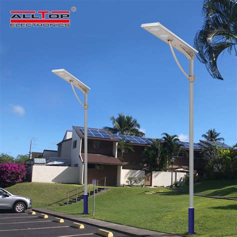 All In One LED Solar Street Lighting Systems .